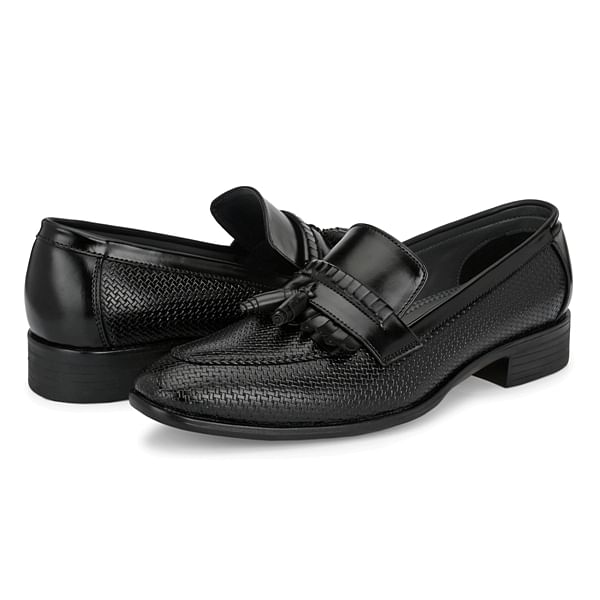 Pair-it Men's  tassel Formal loafers Shoes - Black-LZ-T-FORMAL114