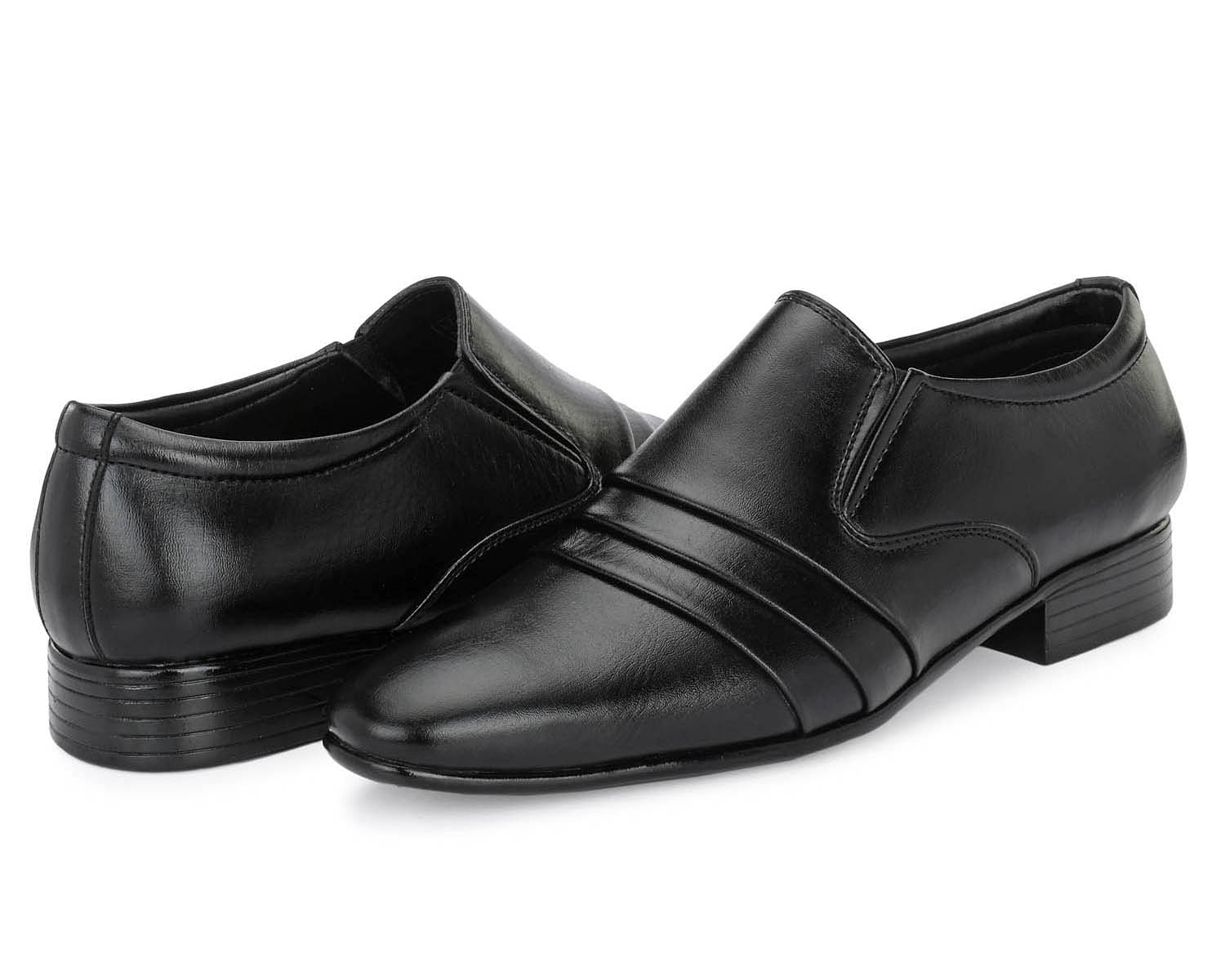 Pair-it Men moccasin Formal Shoes - LZ-RYDER-114-Black