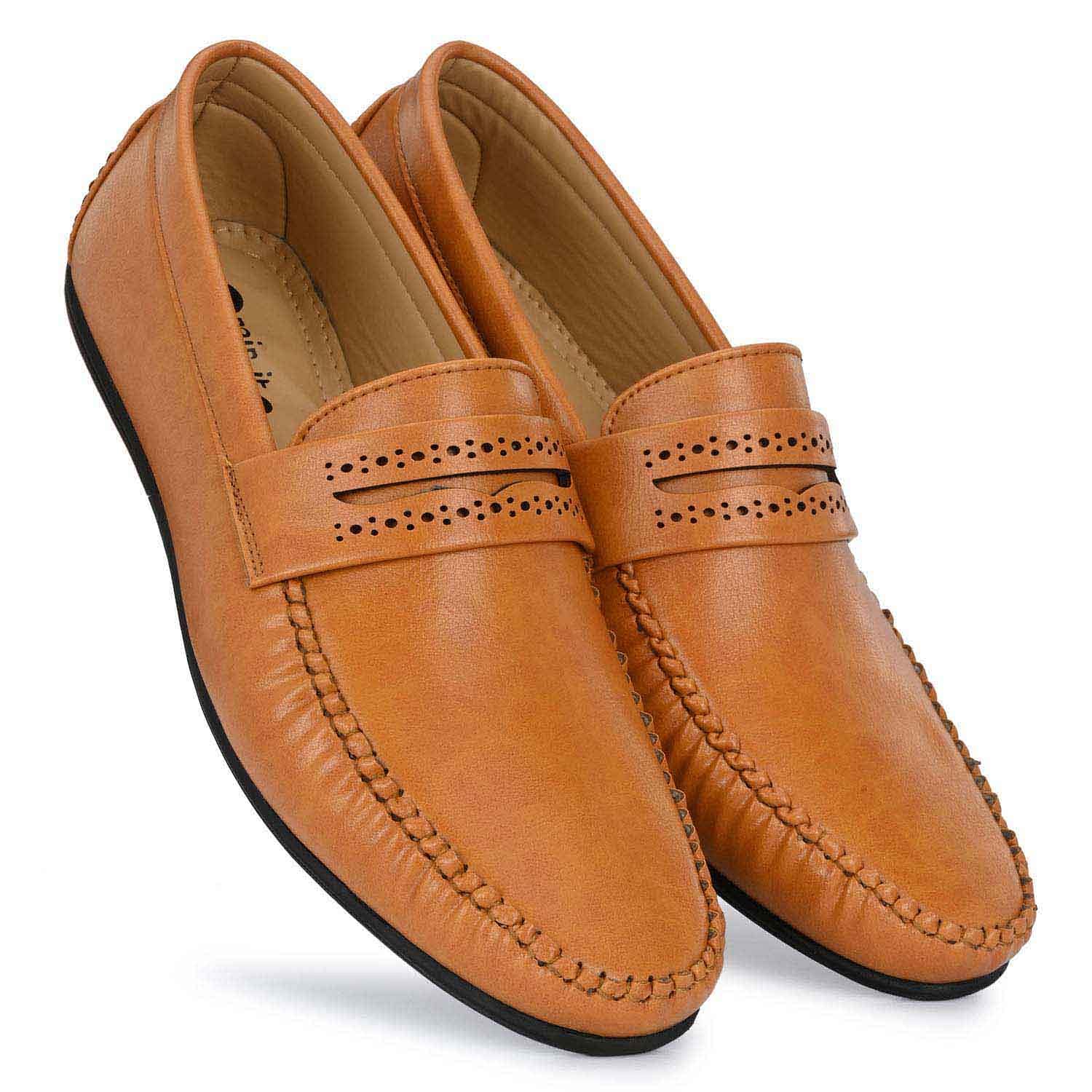 Pair-it Men's Loafers Shoes Tan - LZ-Loafer101