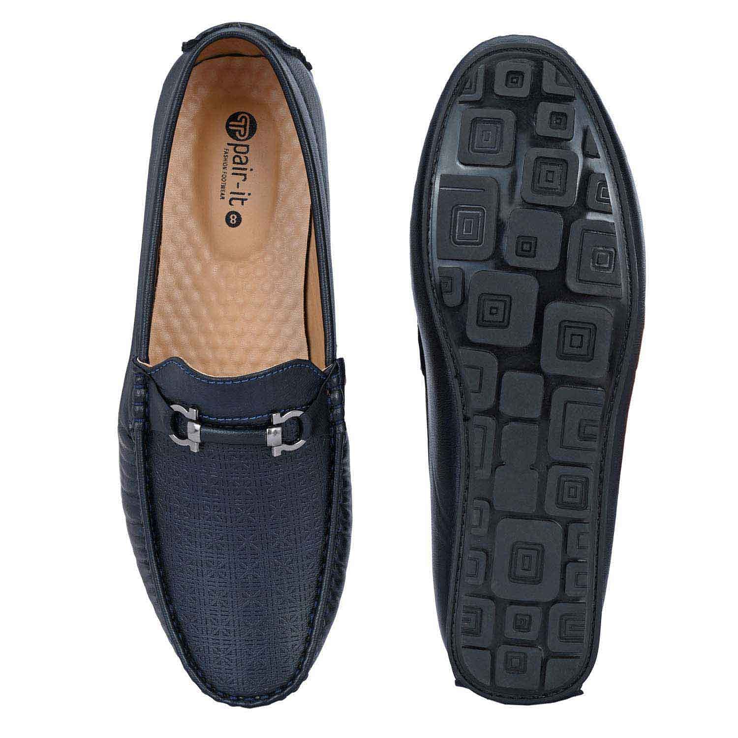 Pair-it Men's Loafers Shoes - Blue-LZ-Loafer105