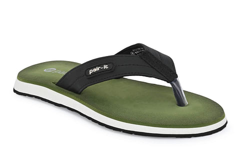 Pair-it-Men Fabrication Slipper GI-MN-FLIPLOP011 Olive Green