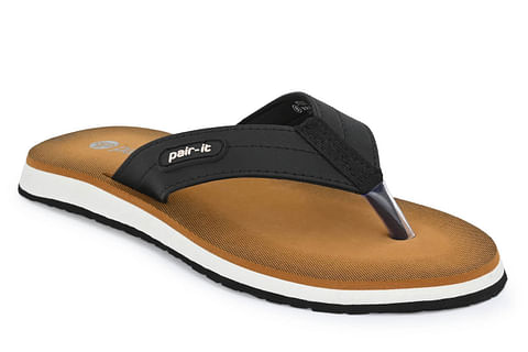 Pair-it-Men Fabrication Slipper GI-MN-FLIPFLOP012 Tan