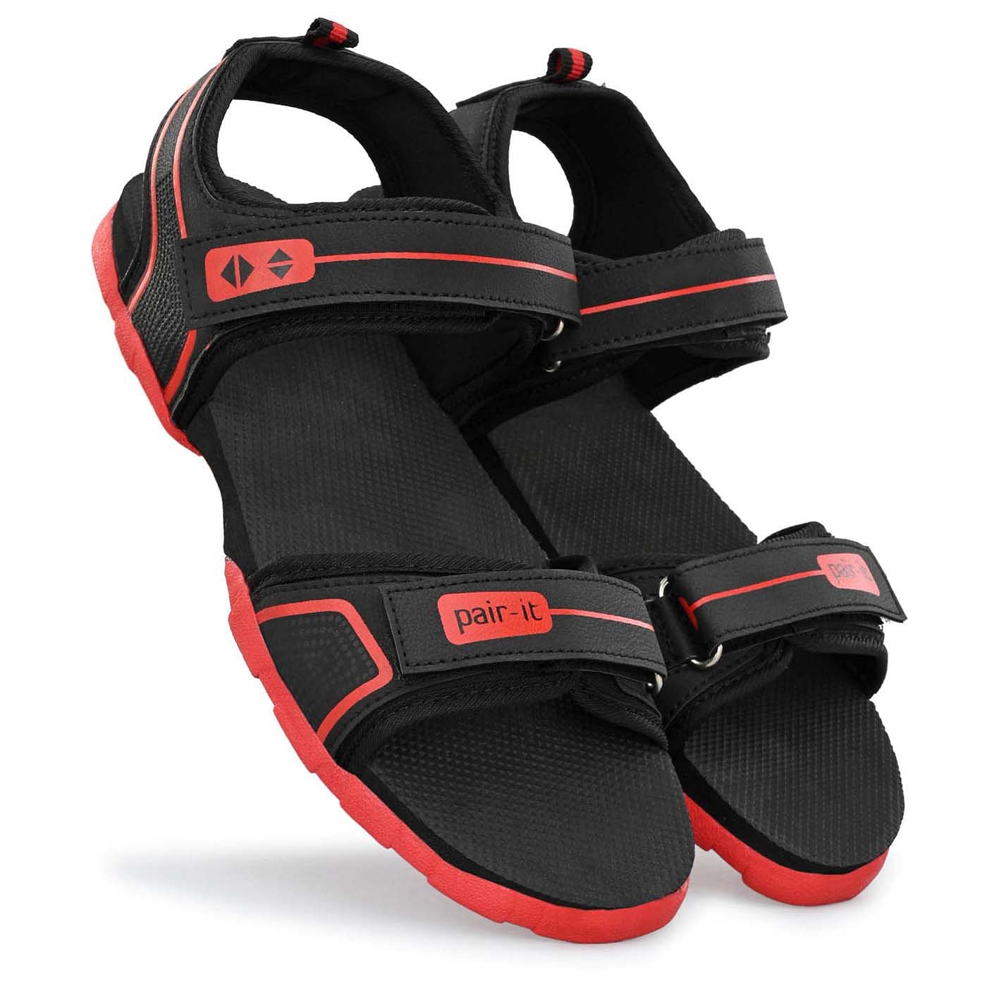 Pair-it Mn Sandals - Black/Red-UN-Mn-Sp-Sandal002
