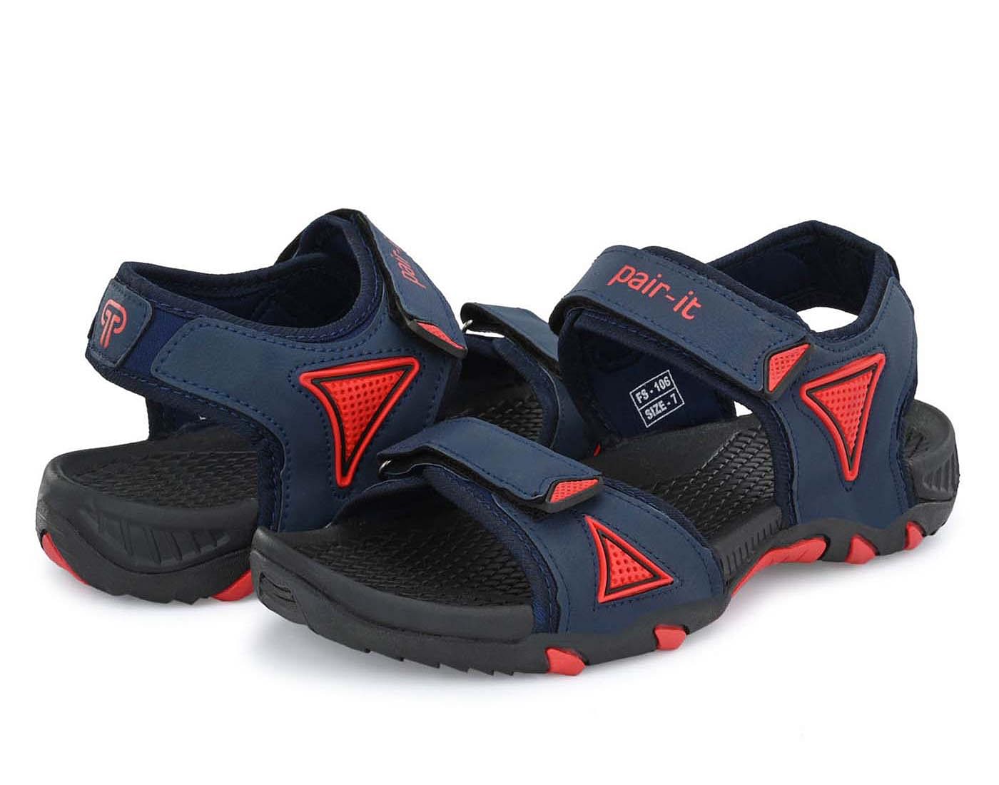 Pair-it Mn Sandals - NavyBlue/Red-UN-Mn-Sp-Sandal008