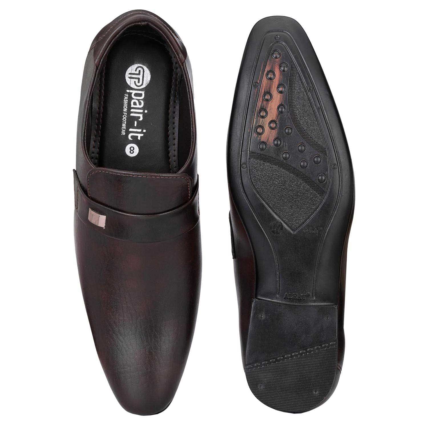 Pair-it Men moccasin Formal Shoes - Brown - LZ-RYDER-112