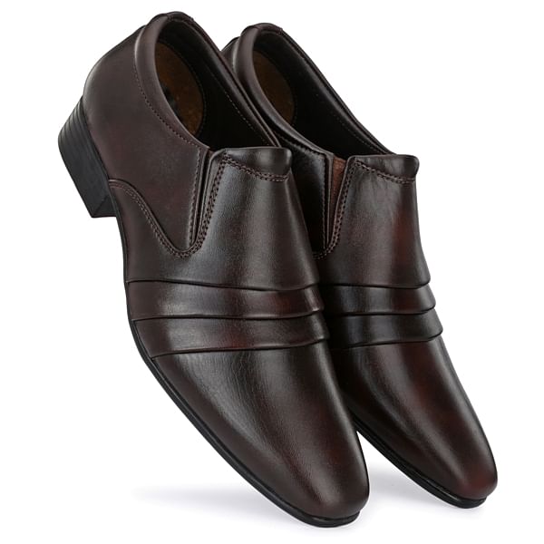 Pair-it Men moccasin Formal Shoes - LZ-RYDER-115-Brown