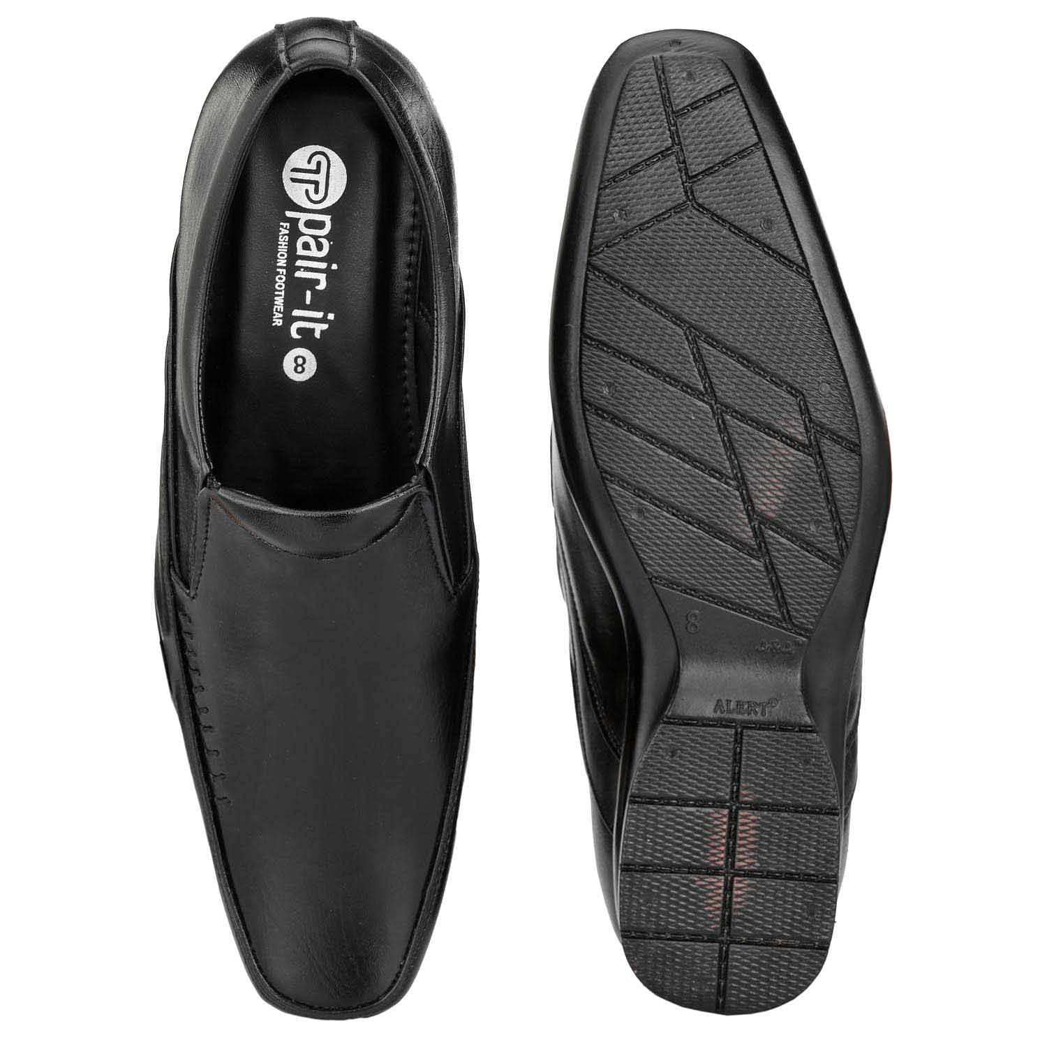 Pair-it Men moccasin Formal Shoes -LZ-RYDER-116- Black