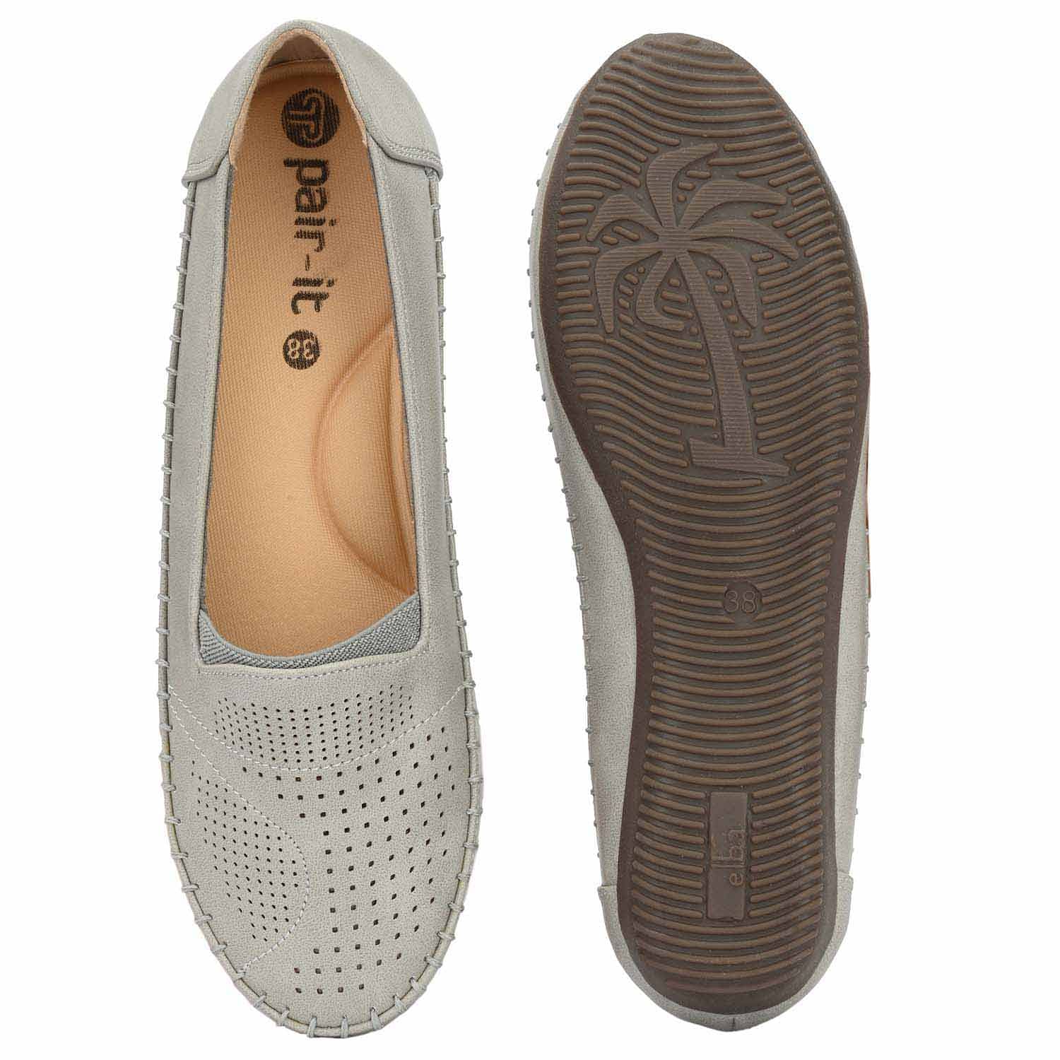 Pair-it Wmn Formal Belly-IMP-WMN-Loafers-211-Grey