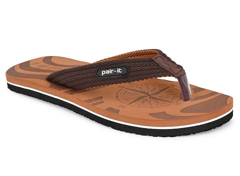 Pair-it-Men Fabrication Slipper GI-MN-FLIPLOP016 Tan