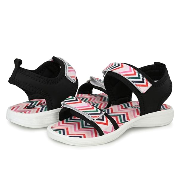 Pair-it Ladies Sandals-VT-Ladies-Sandal-005-Black/Multi