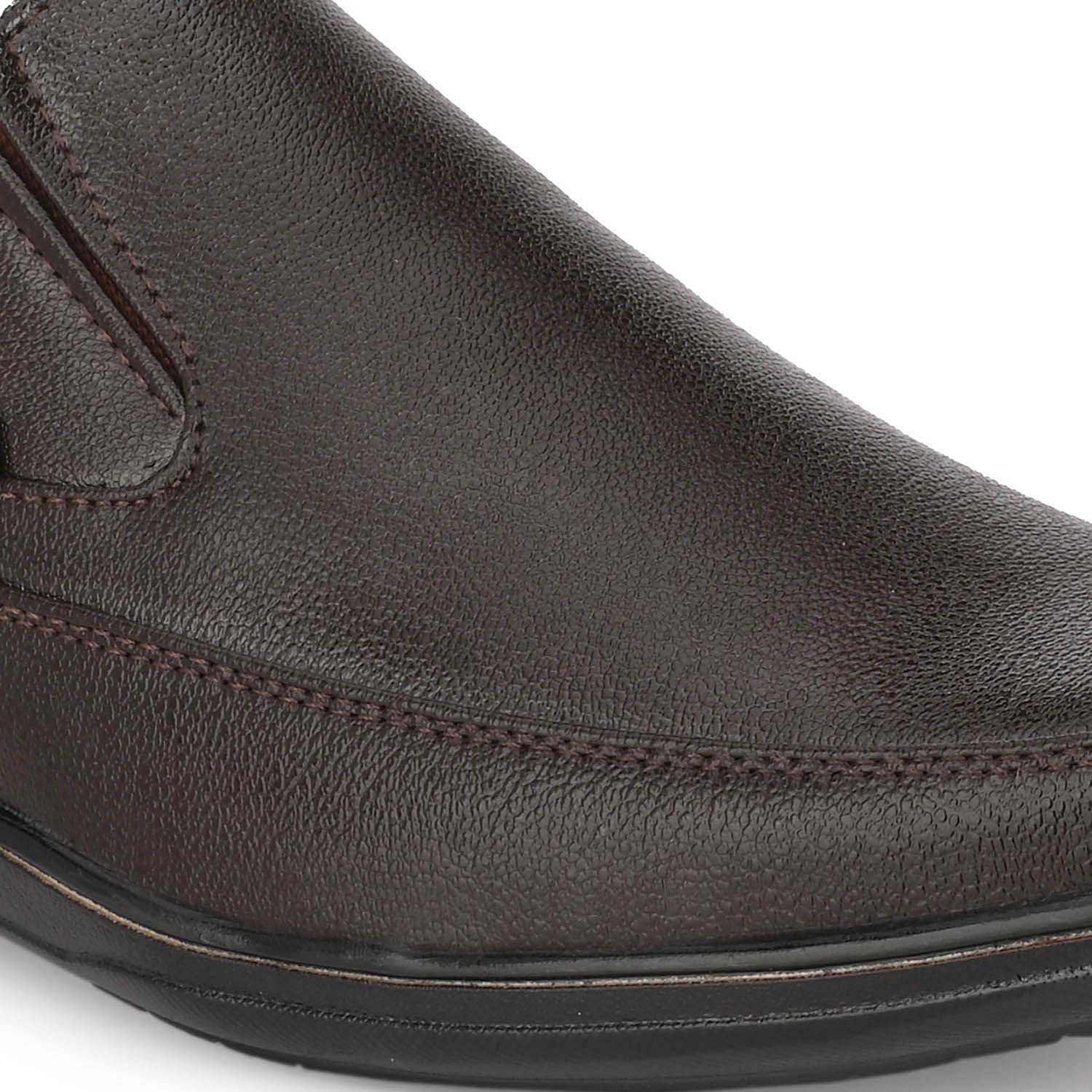 Pair-it Men moccasin Formal Shoes Lz-Ryder-120- Brown