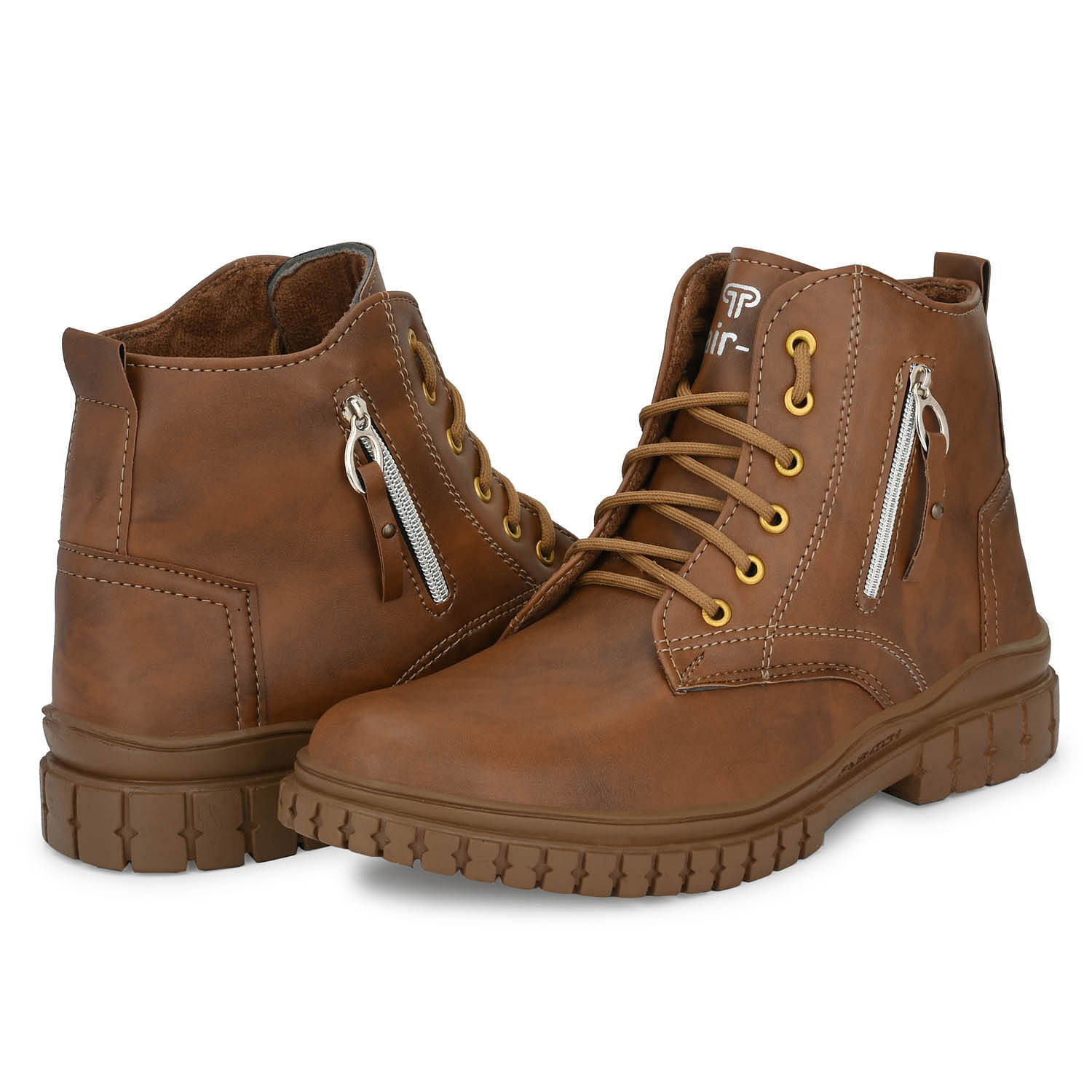 Pair-it Mens Ankle Boot-Brown-LZ-MN-BOOT-302