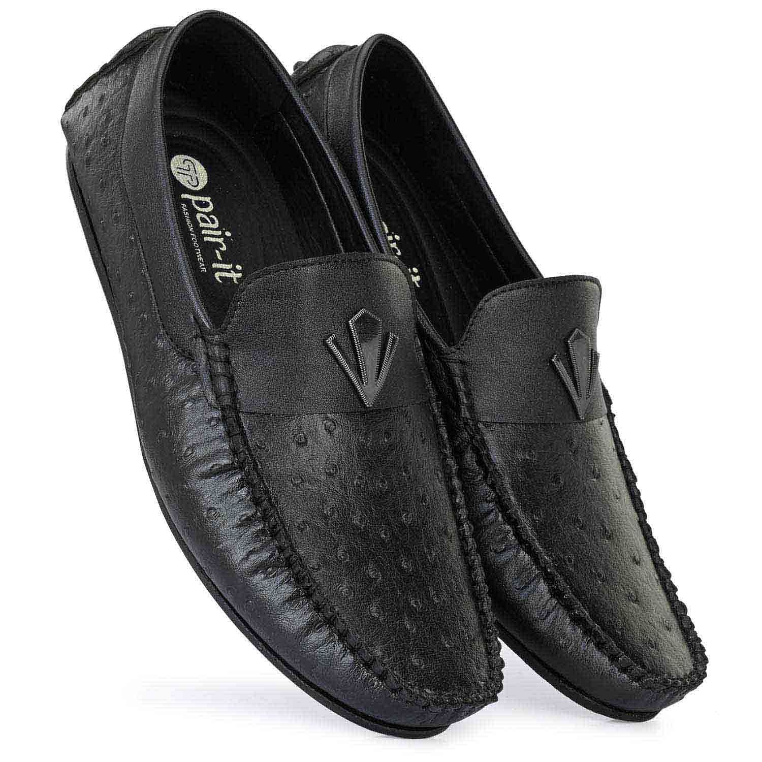 Pair-it Men's Loafers Shoes - KF-Loafer 118 - Black
