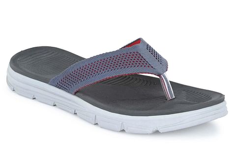 Pair-it Men Rubberized EVA Slippers LZ-Slippers116-D Grey/Red