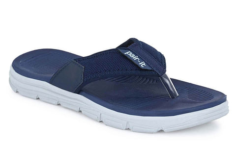 Pair-it Men's Rubberised EVA Slippers-LZ-Slippers123-Blue