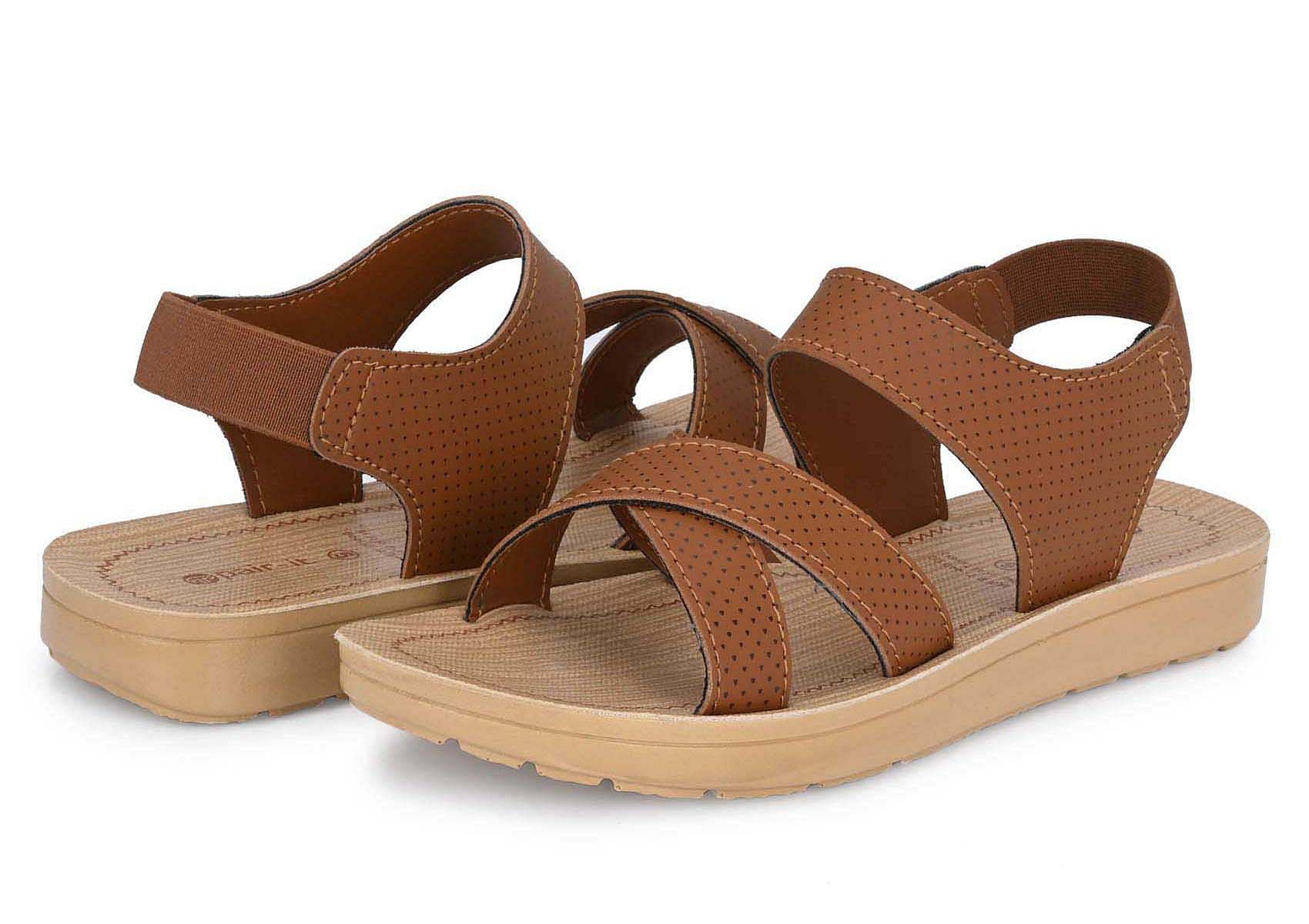 Pair-it Women PU Sandals -MS-Style002-Tan