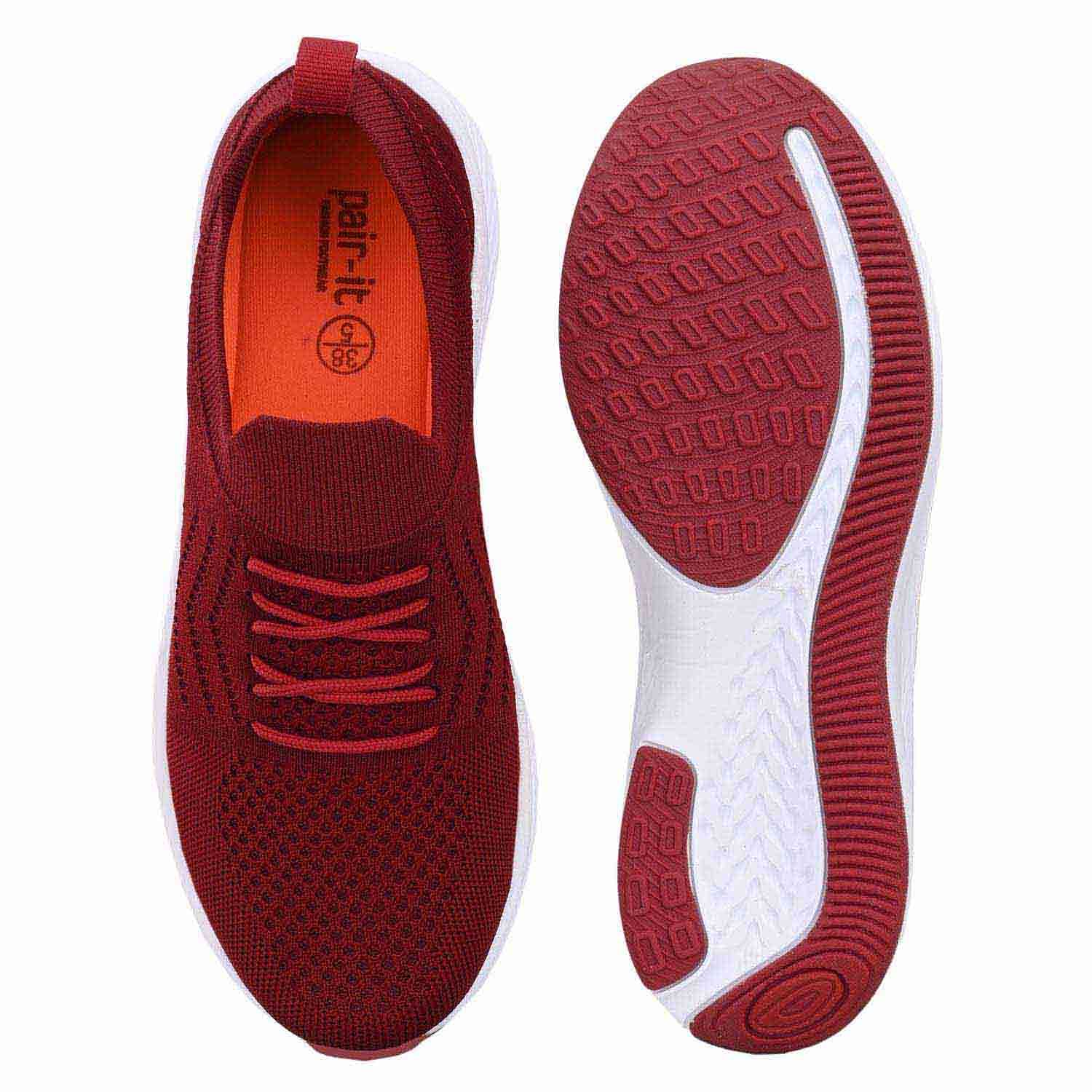 Pair-it Women's Sports Shoes-LZ-WMN SPORTS-002-Maroon