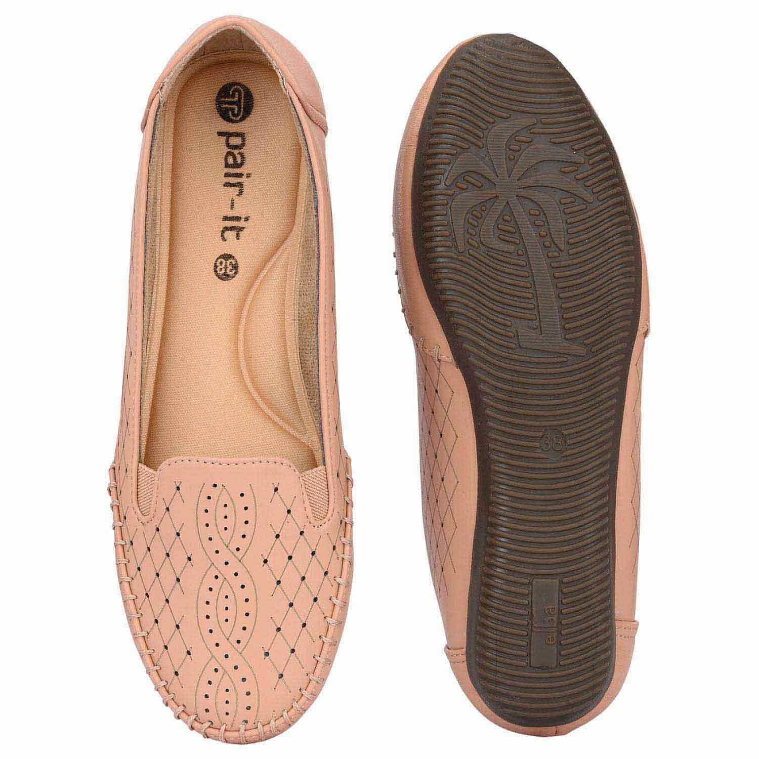 Pair-it Wmn Formal Belly-IMP-WMN-Loafers-216-Peach