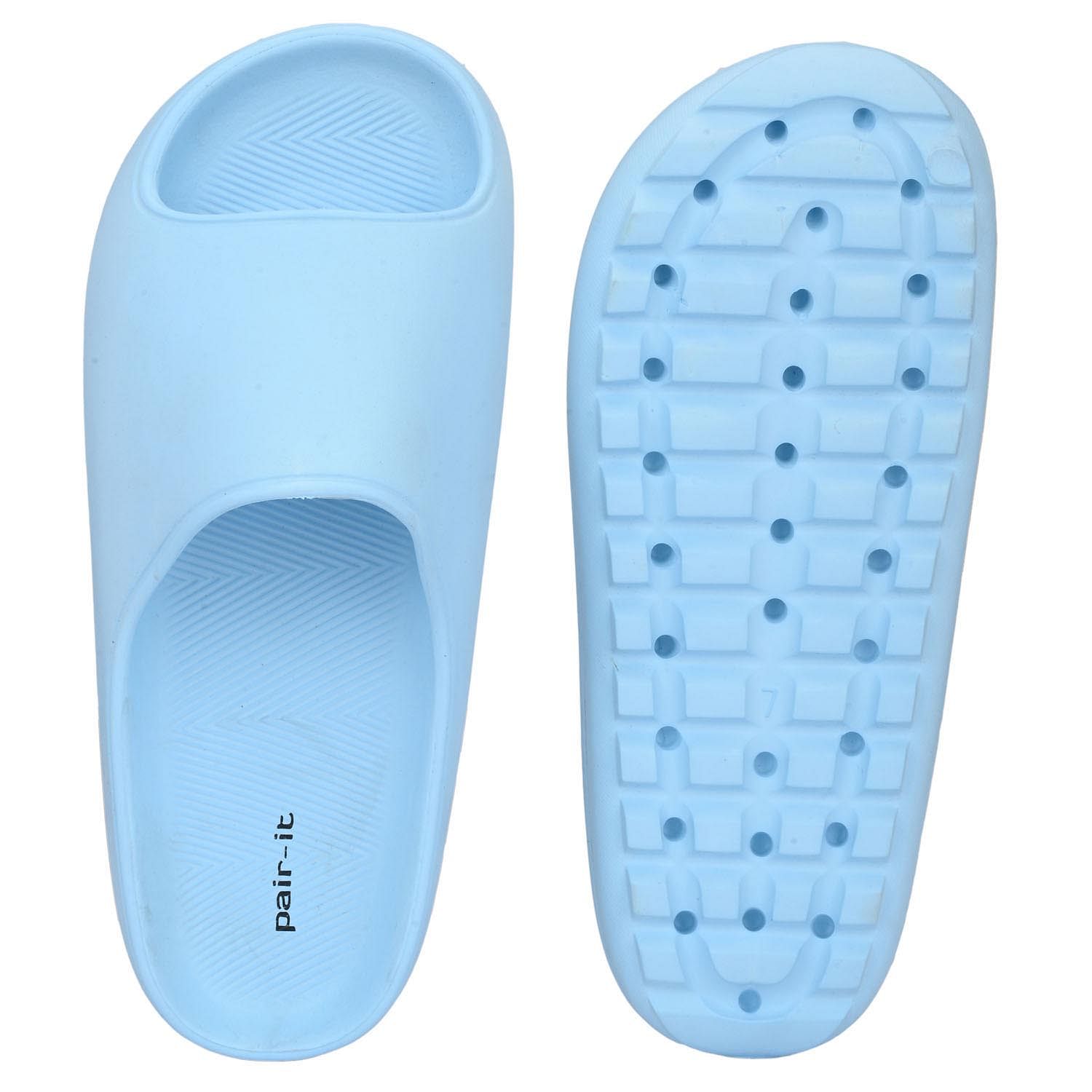 Pair-it Ladies Slippers-PR-WMN-EVA SLIDERS- 403-Ice Blue