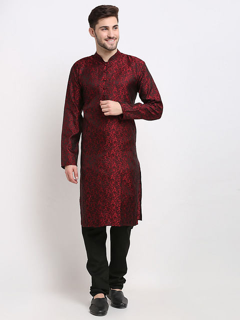 MEN'S KURTA ETH-KR0003, MAROON