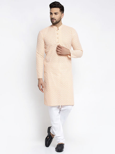MEN'S KURTA ETH-KR0005, ORANGE
