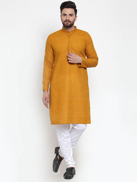 MEN'S KURTA ETH-KR0006, MUSTARD