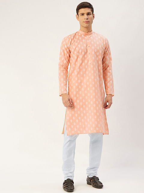 MEN'S KURTA ETH-KR0007, PEACH