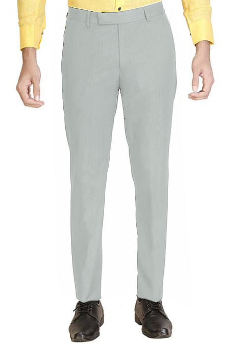 Authenzaa Ancle Length Formal Trouser FR-FT0007, Pista