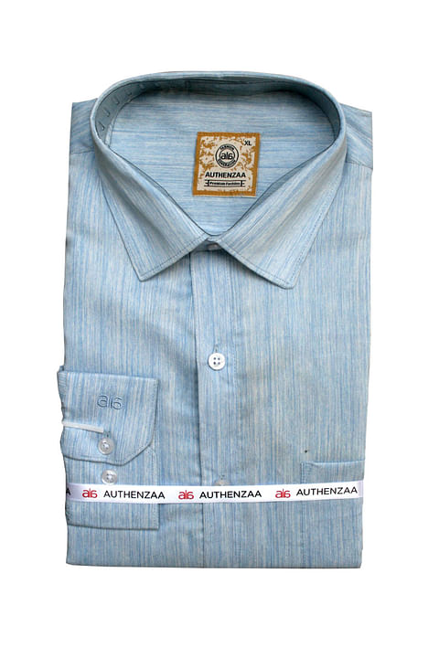 Authenzaa Urban Premium Formal Shirt FR-UR0001, Sky Blue