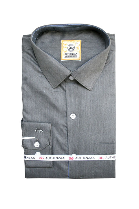 Authenzaa Urban Premium Formal Shirt FR-UR0001, Slaty