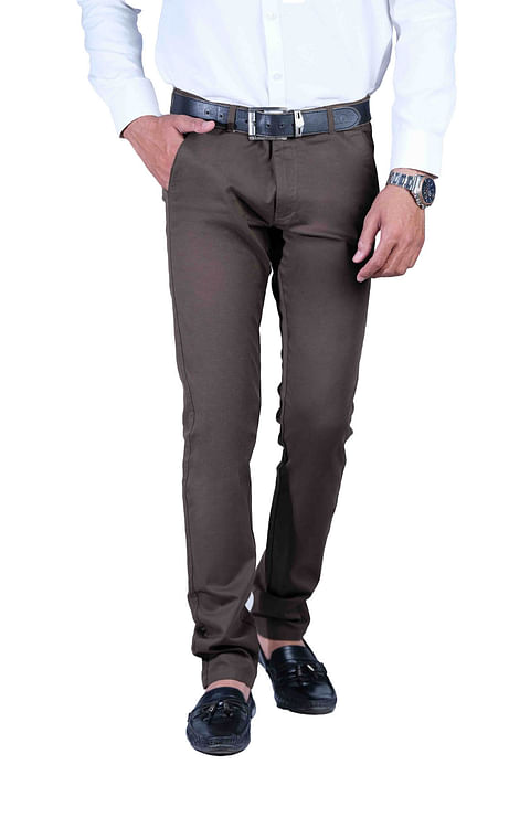 Authenzaa Formal Trouser-FR-FT0011, Army Green