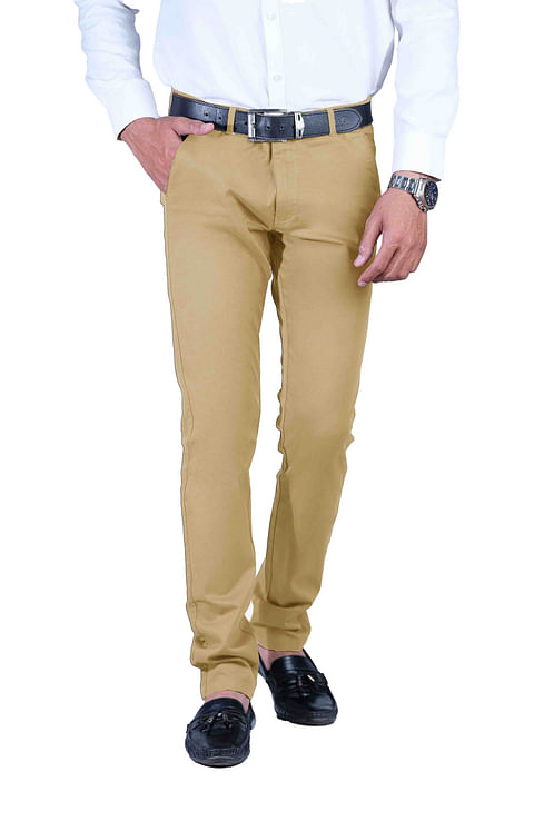 Authenzaa Formal Trouser-FR--FT0012, Camel