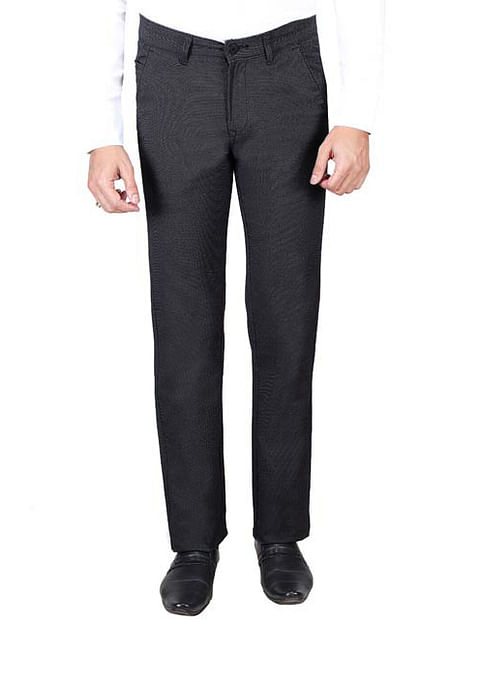 Authenzaa Formal Trouser-FR--FT0012, Carbon