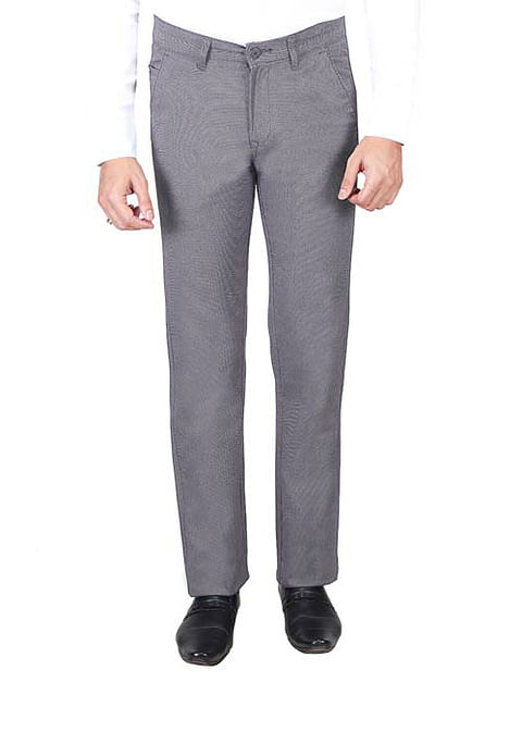 Authenzaa Formal Trouser-FR--FT0012, Dark Grey