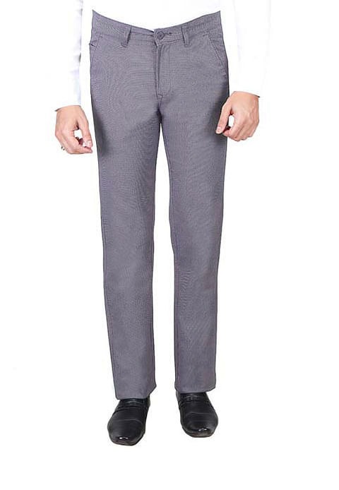 Authenzaa Formal Trouser-FR--FT0014, Light Grey