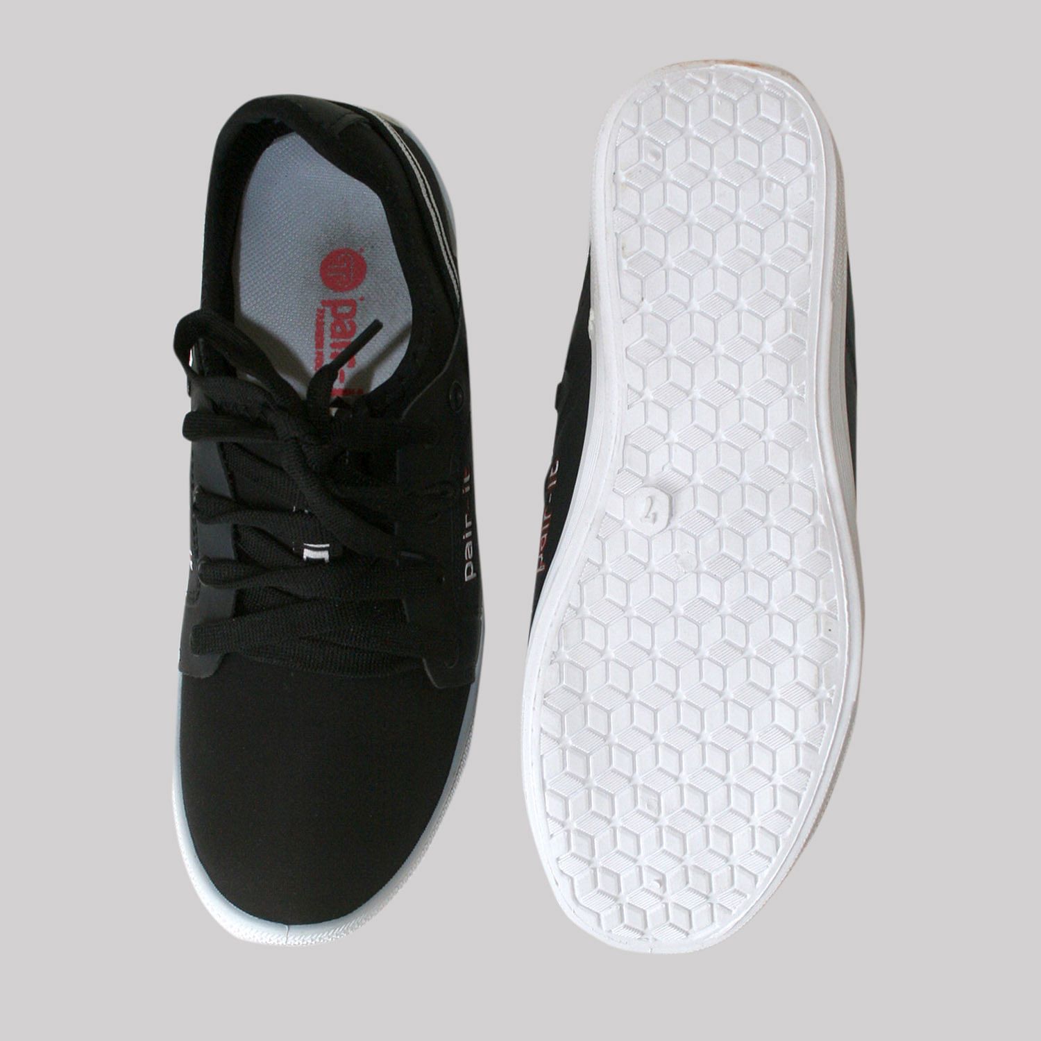 Pair-it Men's PVC Casual Shoe-DP-Casual011-Black