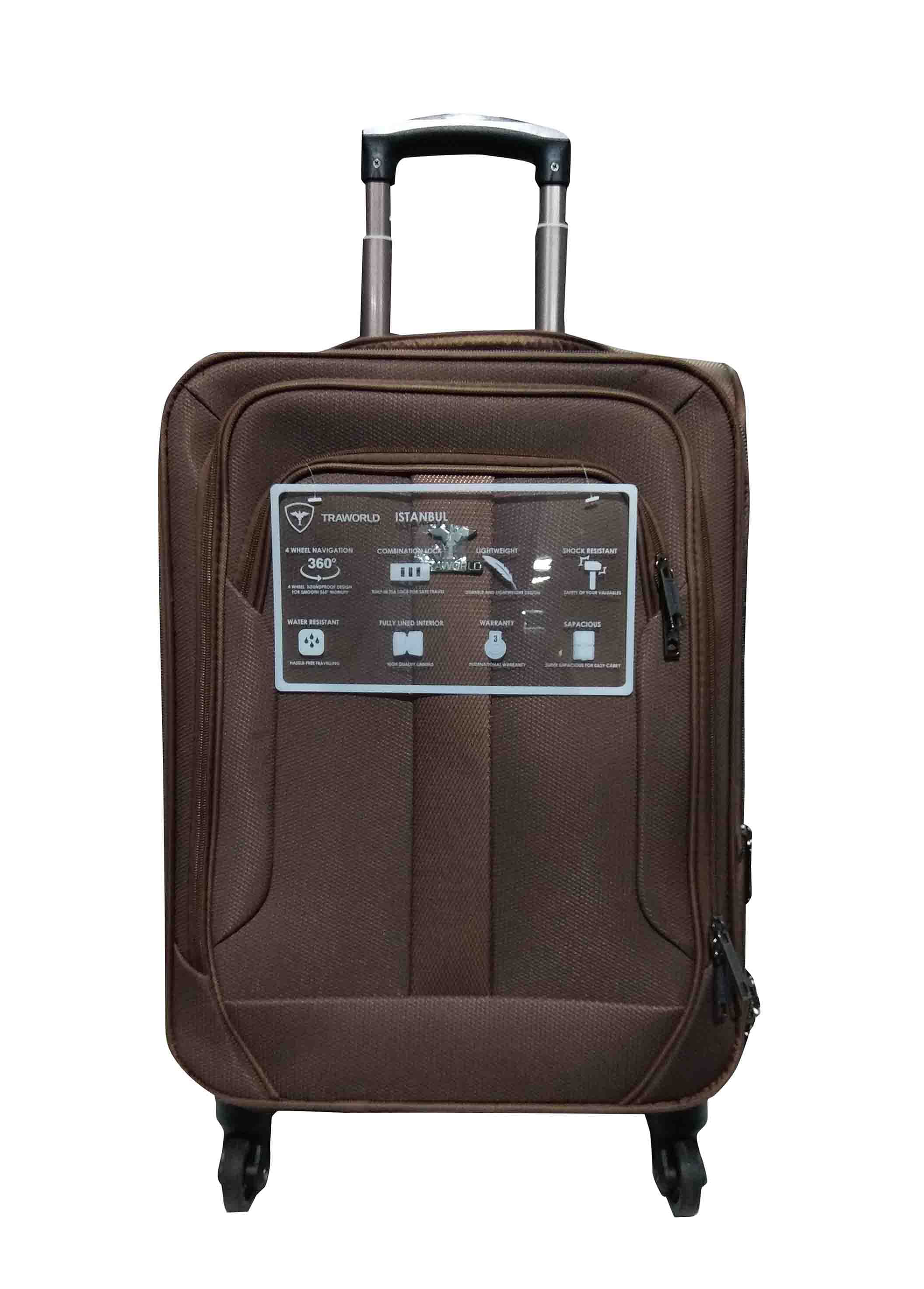 Traworld 4 Wheel Soft Trolley Bag, 1, Size: 28 Inch at Rs 4500 in Ahmedabad