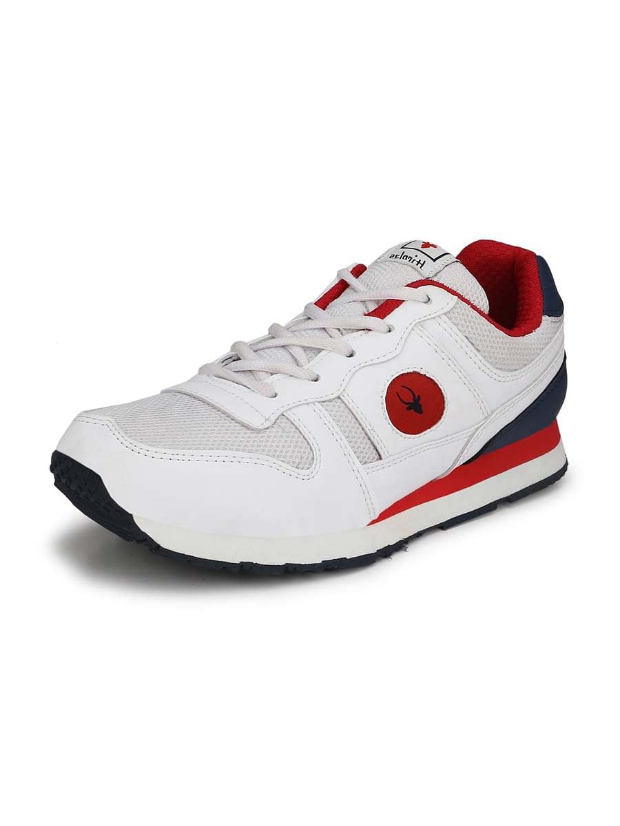 JOGGER114-White/Red-MEN'S SPORTS SHOES
