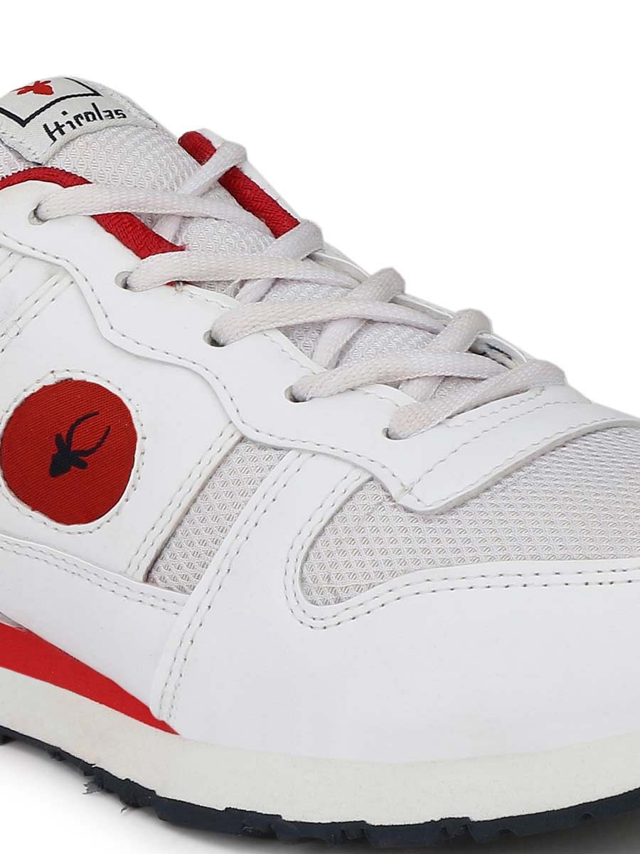 JOGGER114-White/Red-MEN'S SPORTS SHOES