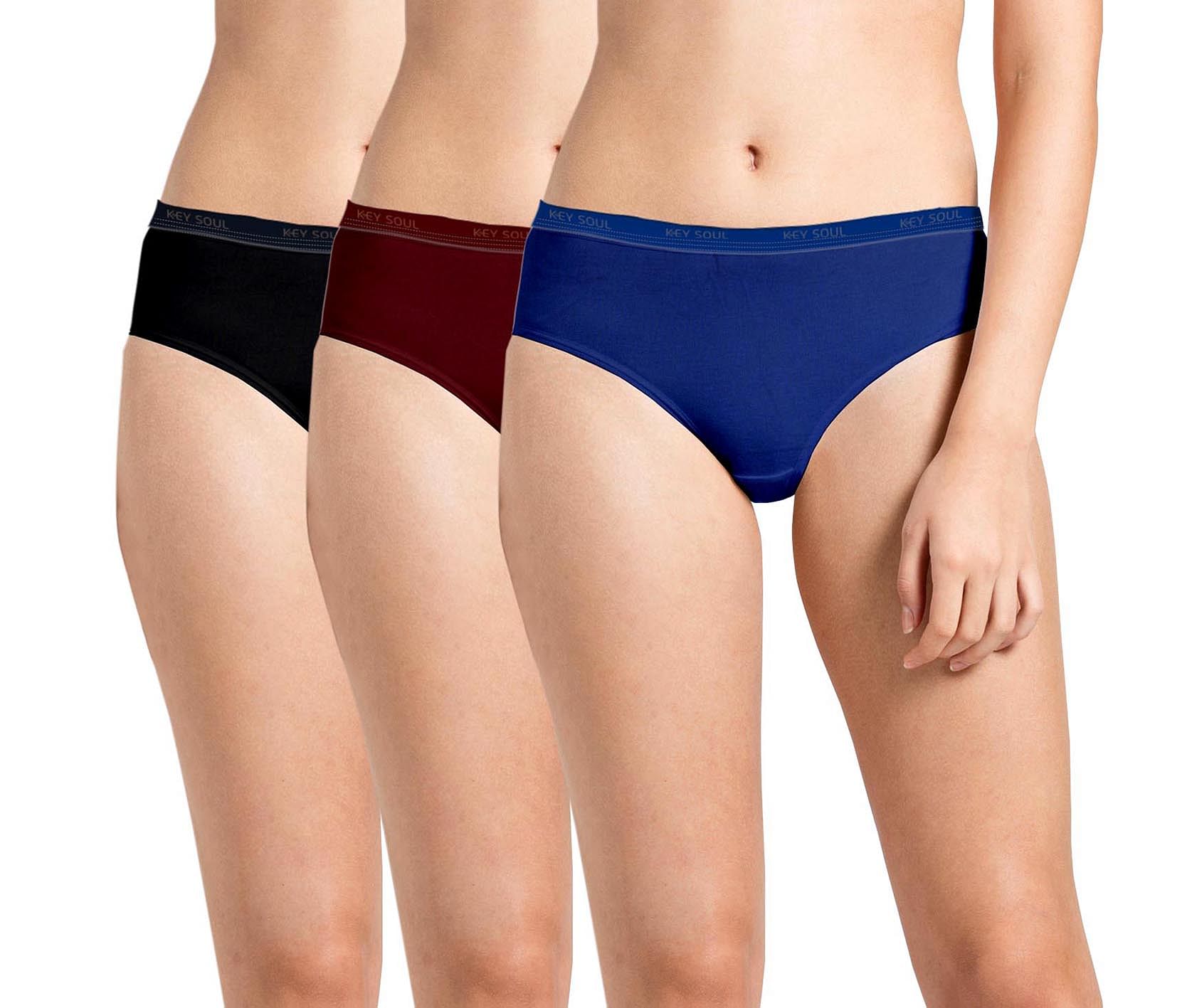 Wmn Panty KS001-P-O3-SOLID PACK 10 3XL SIZE ONLY