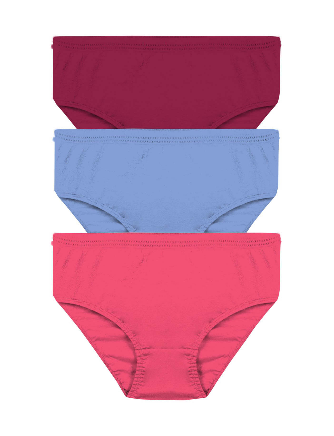 Plain Inner Elastic Panty Pack of 3 -KS004-Pack 16