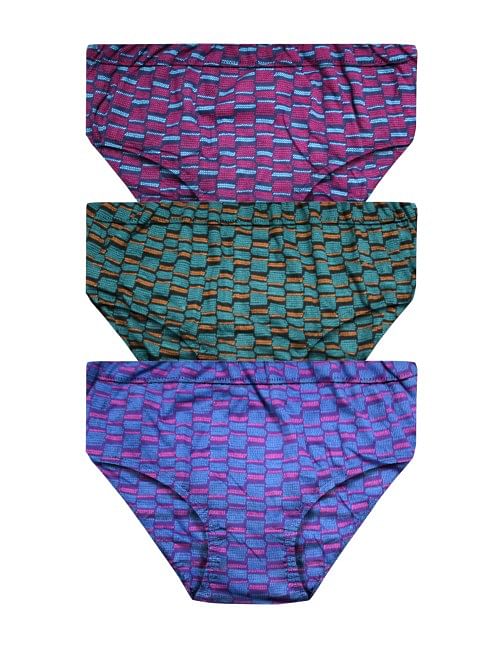 Printed Inner Elastic Panty Pack of 3 SIZE-3XL-KS004-Pack 25