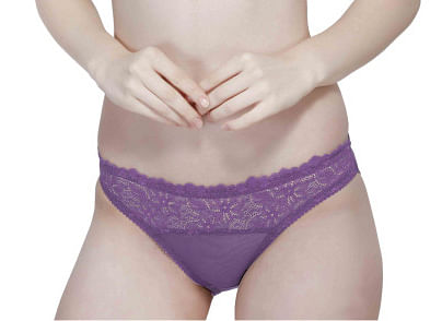 A Fashionable Panty-KS018-Light purple