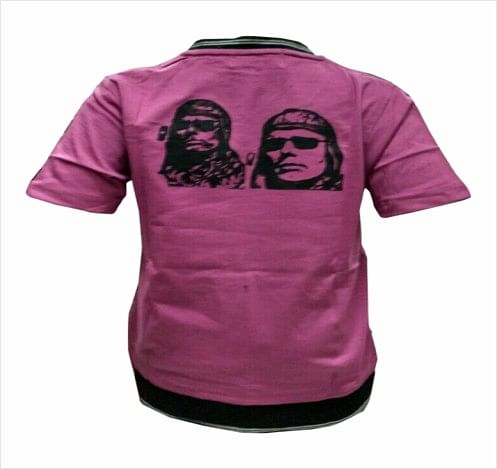 PHOTO - Purple V-neck T-shirts for Kids