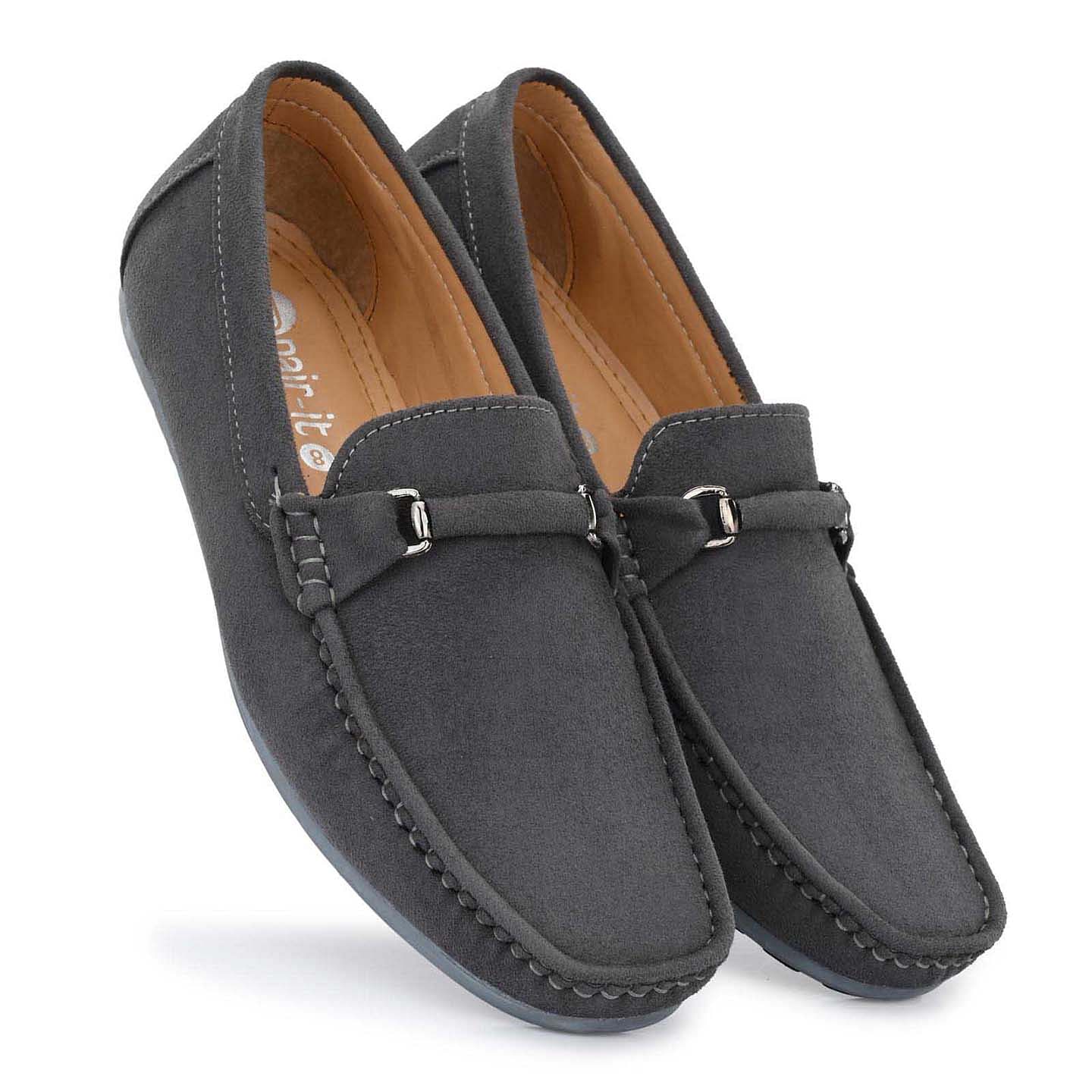 Pair-it Men's Loafers Shoes - Grey - LZ-Loafer104