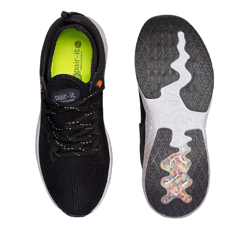 Pair-it Men's Sports Shoes - Black- LZ-SPORTS012