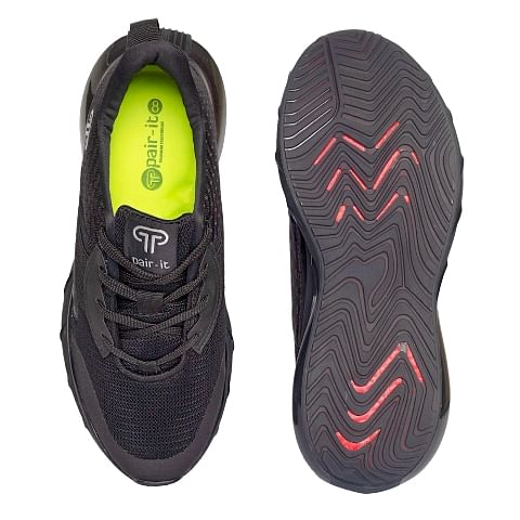Pair-it Men's Sports Shoes - Black- LZ-SPORTS021