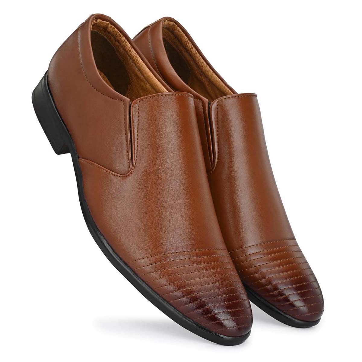 Pair-it Men's Formal Shoes - Tan- LZ-T-FORMAL101