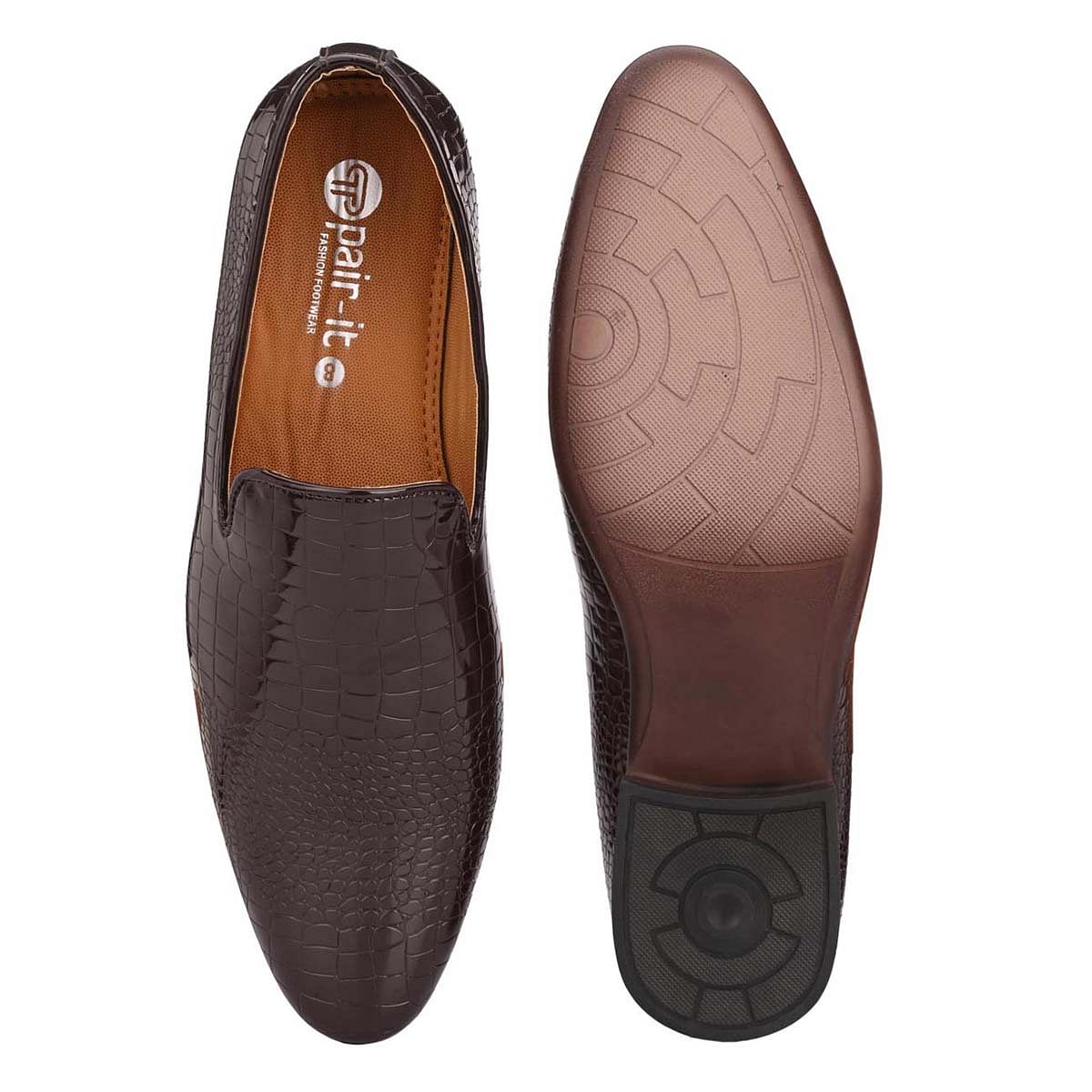 Pair-it Men's Formal Shoes - Brown- LZ-T-FORMAL106