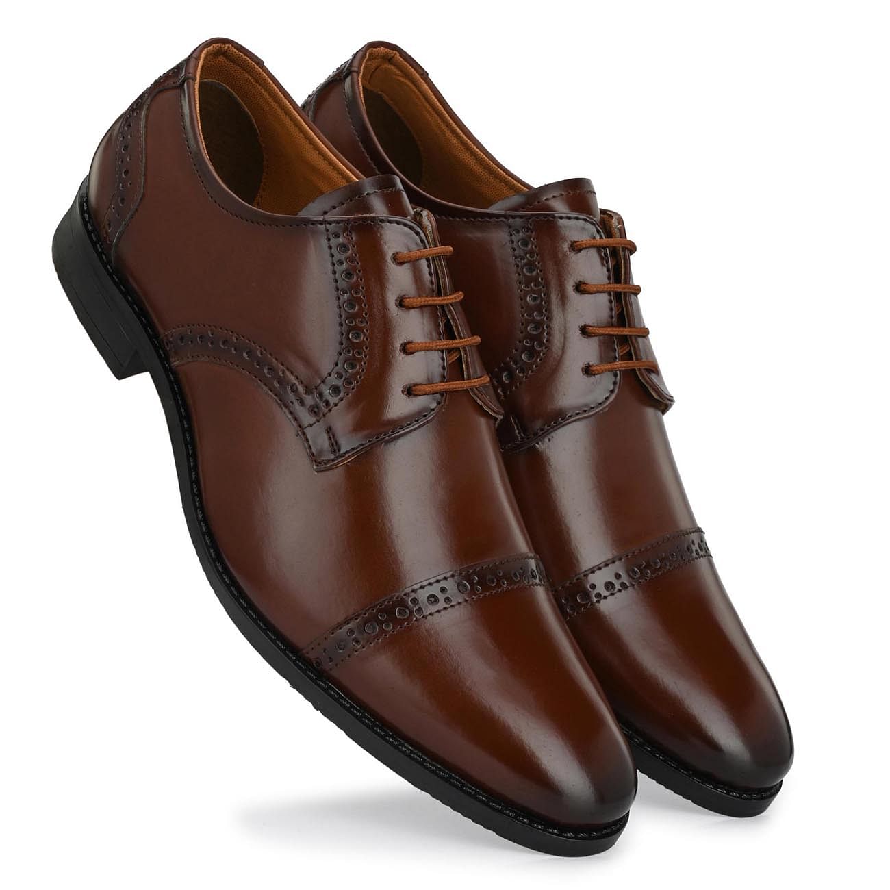 Pair-it Men's Formal Shoes - Brown- LZ-T-FORMAL108
